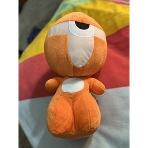 USED Helly Gogos Crazy Bones Plush Orange Nanco 9" 2012 GG-1001